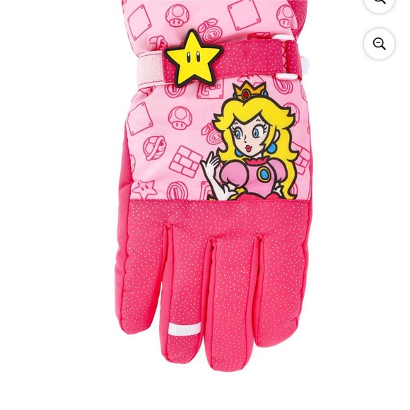 Kids Cartoon Character Mittens - Pink - Picture 3 of 3